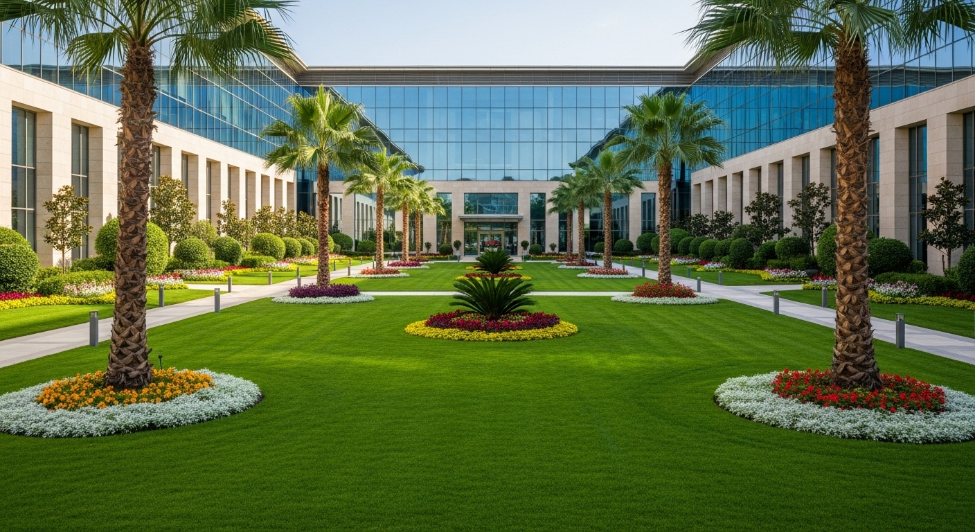 مساحات خضراء للفنادق